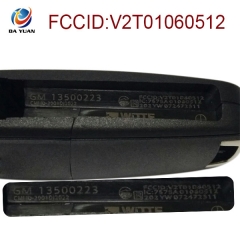 AK028025 For Opel remote key  3 Button FCCID V2T01060512 IC 7575A01060512