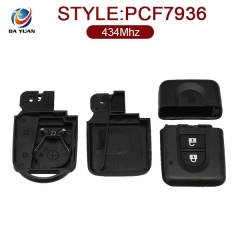 AK027036 for Nissan Qashqai Pathfinder X-Trail Smart Remote Key 2 Button 433MHz PCF7936 285E3-4X00A / 285E3-EB30A