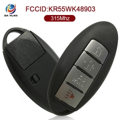 AK027003 for Nissan Smart Remote Key 4 Button 315MHz PCF7952 KR55WK48903 / KR55WK49622 285E3-JA05A, 285E3-JA02A, 285E3-JA000, 285E3-JK62A