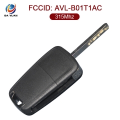 AK014042 for Chevrolet Flip Key 2+1 Button 315MHz  ID46 FCCID AVL-B01T1AC