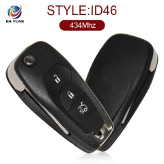 AK014038 for Chevrolet Cruze Flip Key 3 Button 434MHz ID46