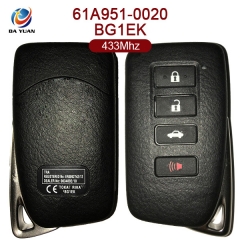 AK052008 Original for Lexus Smart Card 3+1 Button 433MHz 61A951-0020  BG1EK