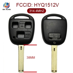 AK052014 for Lexus 3 Button Remote 314.4MHz 4C Chip 24090(HYQ1512V)