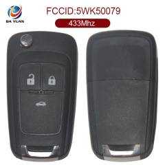 AK022002 for Holden Flip Remote Control Key 3 Button 433MHz PCF7937E 5WK50079