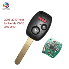AK003015 2008-2010 for Honda CIVIC Remote Key 2+1 Button 315 MHZ