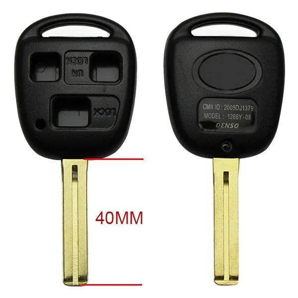 AS007010 Remote Key Shell for Toyota 3 button toy48 40MM