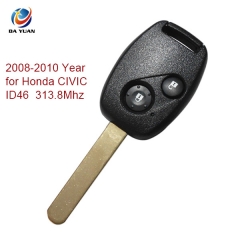 AK003057 2008-2010 for Honda CIVIC Remote Key 2 Button  ID46 (313.8 MHZ )
