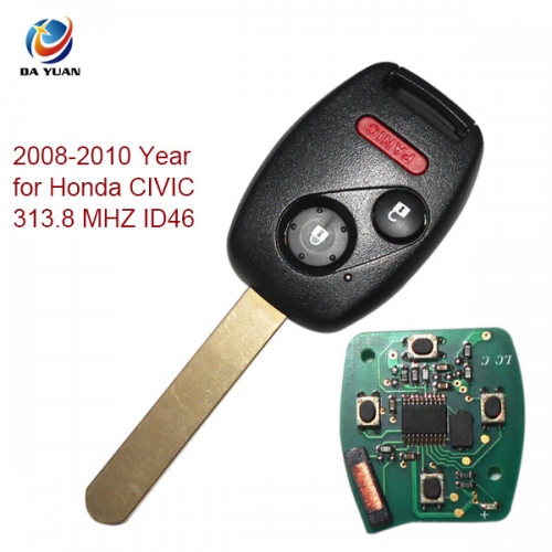 AK003042 2008-2010  for Honda CIVIC Remote Key 2+1 Button 313.8 MHZ ID46