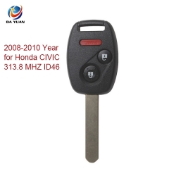 AK003042 2008-2010  for Honda CIVIC Remote Key 2+1 Button 313.8 MHZ ID46