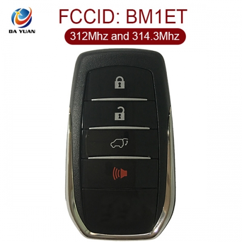 AK007091 For Toyota Fortuner 3+1button smart card(Tokai Riki) 312Mhz and 314.3Mhz BM1ET