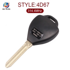 AK007014 for Toyota 2 Button Remote Key (Austrilia-Denso-314.4MHz  67chip