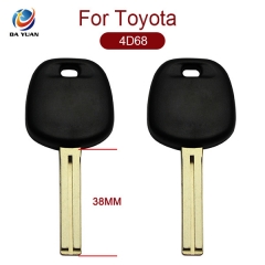 AK007027 for Toyata Transponder Key(Laser blade) 4D-68 Chip inside