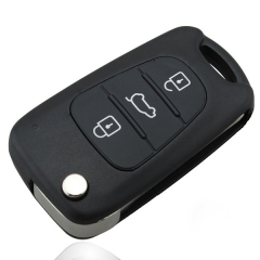 AS051018 3 Buttons For Kia K2 K5 Flip Remote Key Case Blank Cover