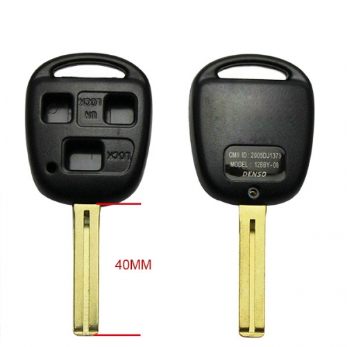 AS052004 for Lexus 3  Buttons  Remote key shell toy48 40mm
