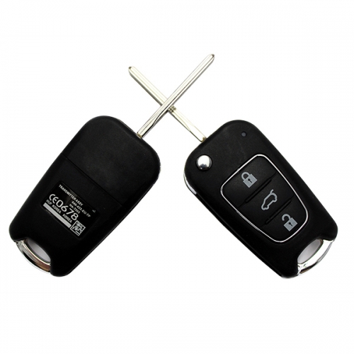 AS051014 for KIA 3 Button Flip remote control Key Shell