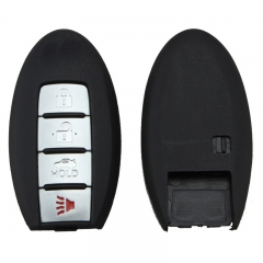 AS027010 Blank Uncut Smart Remote Key Shell Case For Nissan Sentra Maxima Altima 4B FT0251