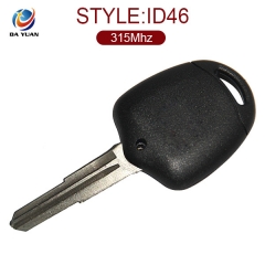 AK011015 For Mitsubishi 2 button remote key (MIT11) 315MHZ ID46