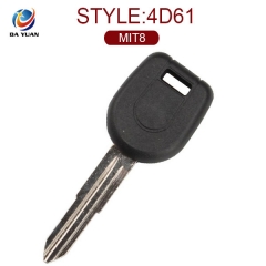 AK011005 for Mitsubishi Transponder Key 4D61 MIT8 Left With Engraved Logo