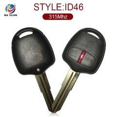 AK011012 315MHz ID46 2 Button FOB Remote Key For Mitsubishi L200 Shogun Lancer OUTLANDER