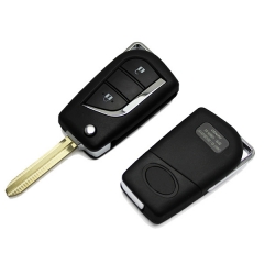 AS007030 Toyota 2 button  Flip remote key shell Toy43