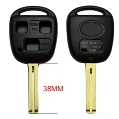 AS007008 Remote Key Shell for Toyota 3 button toy48 38MM