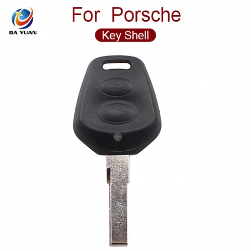 AS005002 2 Button Remote Key Case Fob+ Blank Blade For Porsche 911 Boxster Cayenne Remote Key