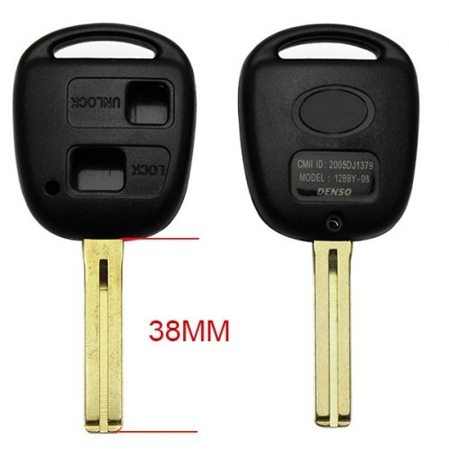 AS007007 Remote Key Shell for Toyota 2 button toy48 38MM