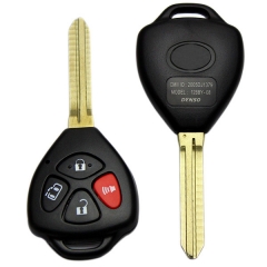 AS007029 Remote Key Shell for Toyota 4 button TOY43