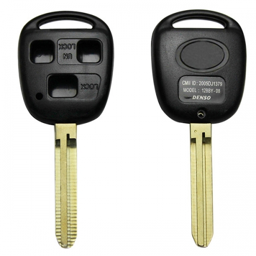 AS007020 Remote Key Shell for Toyota 3 button with Toy43 key blade