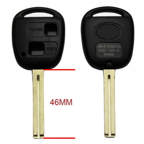 AS007011 Remote Key Shell for Toyota 2 button toy48 46MM