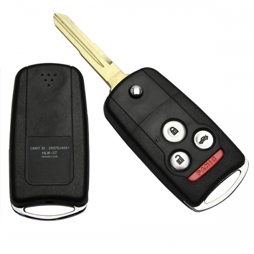 AS003077 flip Remote Key Shell 3+1 buttons for Acura
