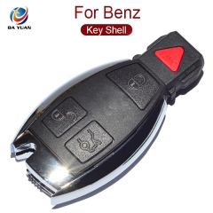 AS002026 High Quality New Updating Shell Keyless Entry Smart Remote Key Case Fob 3+1 Button for Benz