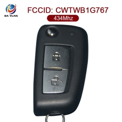 AK010037 for Renault Flip key 2 Button 434MHz PCF7961 FCCID:CWTWB1G767