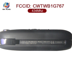 AK010037 for Renault Flip key 2 Button 434MHz PCF7961 FCCID:CWTWB1G767