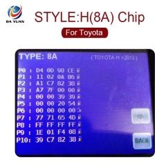 DY120008 Toyota H(8A)  Master Chip