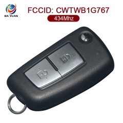 AK010037 for Renault Flip key 2 Button 434MHz PCF7961 FCCID:CWTWB1G767