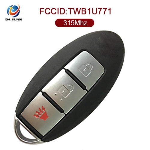 AK027001  for Nissan New TIIDA 3 Button Smart Key 315MHZ TWB1U771
