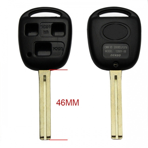 AS007012 Remote Key Shell for Toyota 3 button toy48 46MM