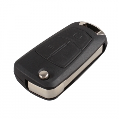 AS028013 Flip Folding Key Shell Case FOB 3 Button for Opel Vectra Antigo Omega Suprema Agile Montana