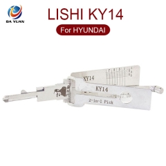 LS01087 LISHI KY14 2-in-1 Auto Pick and Decoder For HYUNDAI Locksmith Tools