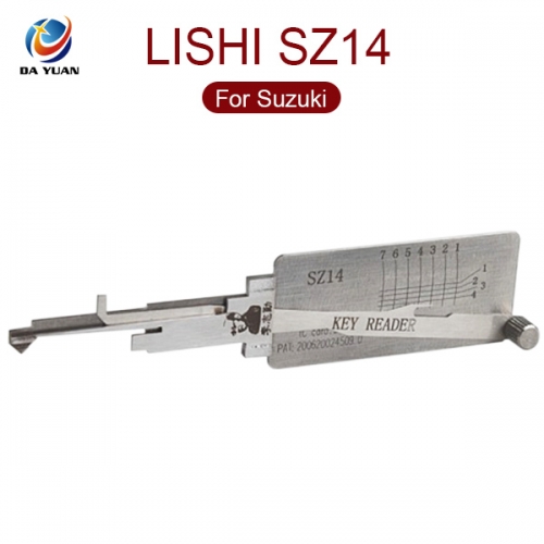 LS01091 LISHI SZ14 2 in 1 Auto Pick and Decoder for Suzuki Motocycle Locksmith Tools