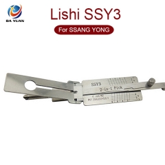 LS01110 LISHI 2 in 1 lock pick and decoder SSY3 car key lock pick tool lock picks for Korea SSANG YONG