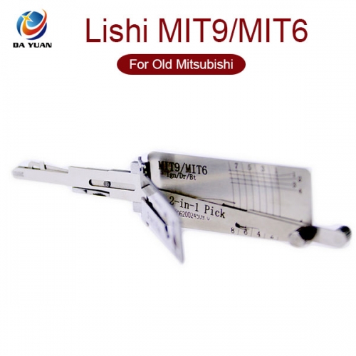 LS01109 Lishi car motorcycle 2 in1 lock opening reader(MITMIT6) for Old Mitsubishi