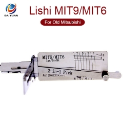 LS01109 Lishi car motorcycle 2 in1 lock opening reader(MITMIT6) for Old Mitsubishi