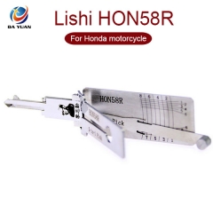 LS01107 Lishi HON58R 2 in 1 lock pick and decoder for Honda motorcycle