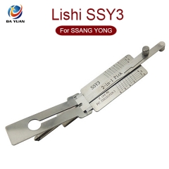 LS01110 LISHI 2 in 1 lock pick and decoder SSY3 car key lock pick tool lock picks for Korea SSANG YONG