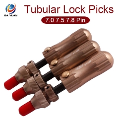 LS03001 7.0 7.5 7.8 Pin Tubular Lock Picks