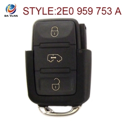 AK001038 for VW Flip Remote Key 3 Button 434MHz 2E0 959 753 A