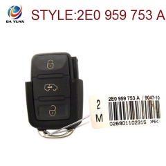 AK001038 for VW Flip Remote Key 3 Button 434MHz 2E0 959 753 A