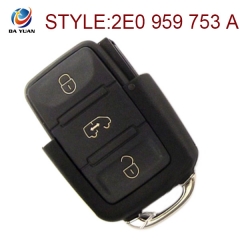 AK001038 for VW Flip Remote Key 3 Button 434MHz 2E0 959 753 A